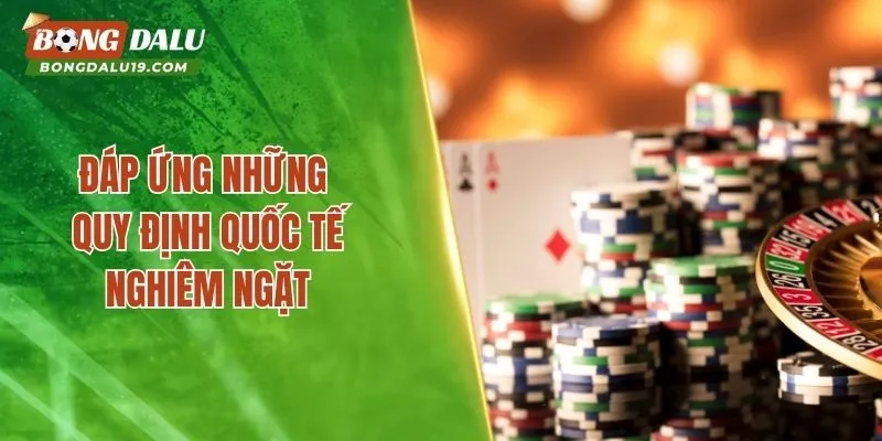 Đáp ứng những quy định quốc tế nghiêm ngặt