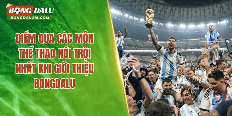 Điểm qua các môn thể thao nổi trội nhất khi giới thiệu BONGDALU