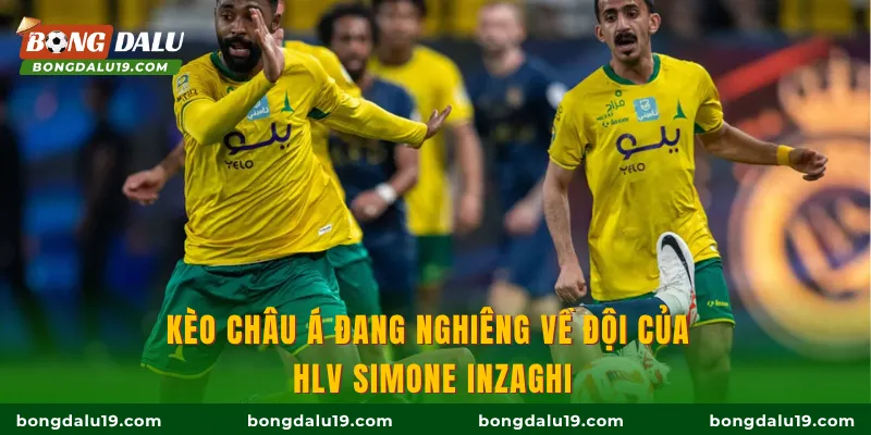 Kèo châu Á đang nghiêng về đội của HLV Simone Inzaghi