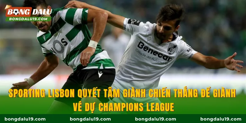 Sporting Lisbon quyết tâm giành chiến thắng để giành vé dự Champions League