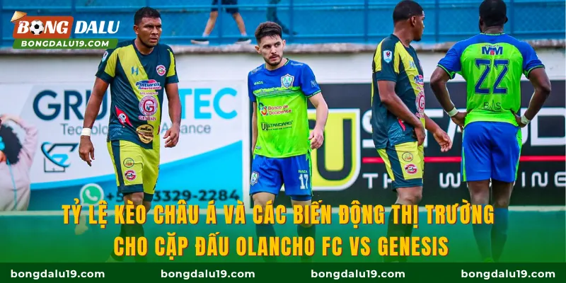 Tỷ lệ kèo Châu Á và các biến động thị trường cho cặp đấu Olancho FC Vs Genesis