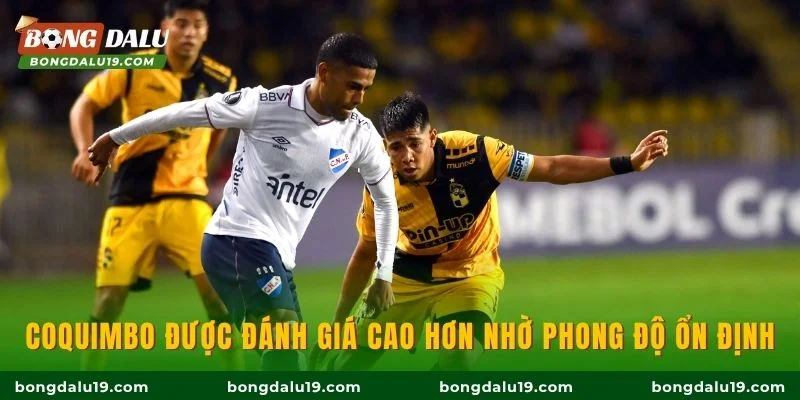Coquimbo được đánh giá cao hơn nhờ phong độ ổn định