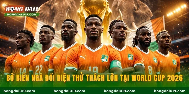Bờ Biển Ngà đối diện thử thách lớn tại World Cup 2026