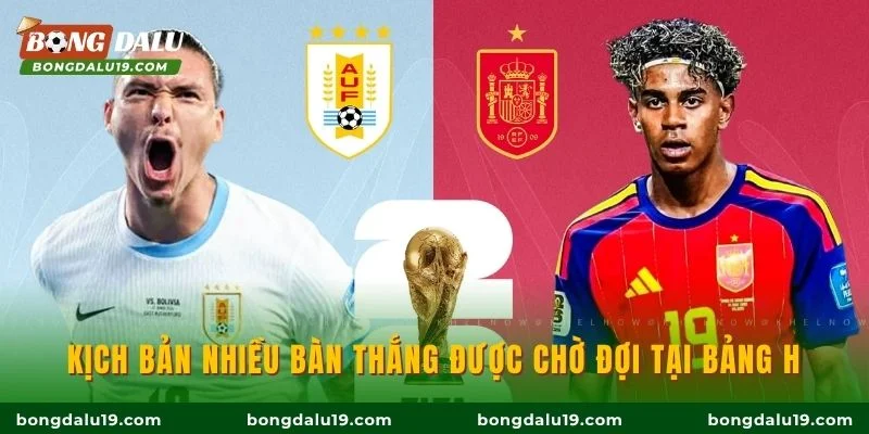 Kịch bản nhiều bàn thắng được chờ đợi tại bảng H