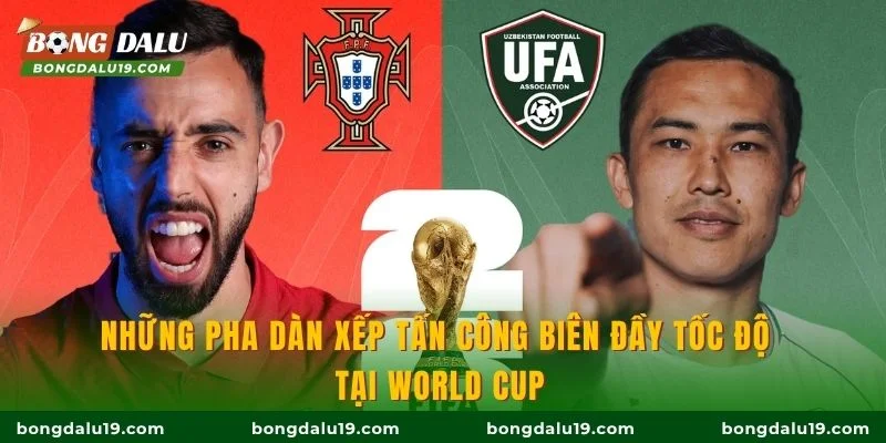 Những pha dàn xếp tấn công biên đầy tốc độ tại World Cup