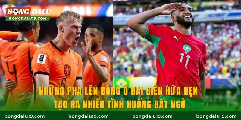 Những pha lên bóng ở hai biên hứa hẹn tạo ra nhiều tình huống bất ngờ
