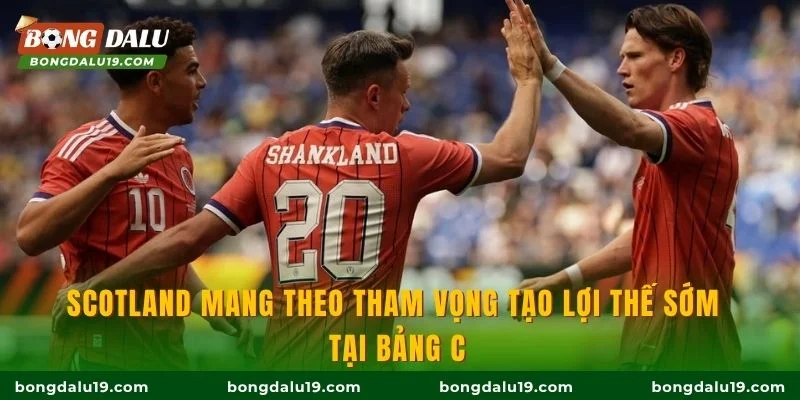 Scotland mang theo tham vọng tạo lợi thế sớm tại bảng C