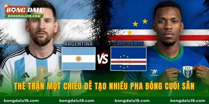 Thế trận một chiều dễ tạo nhiều pha bóng cuối sân