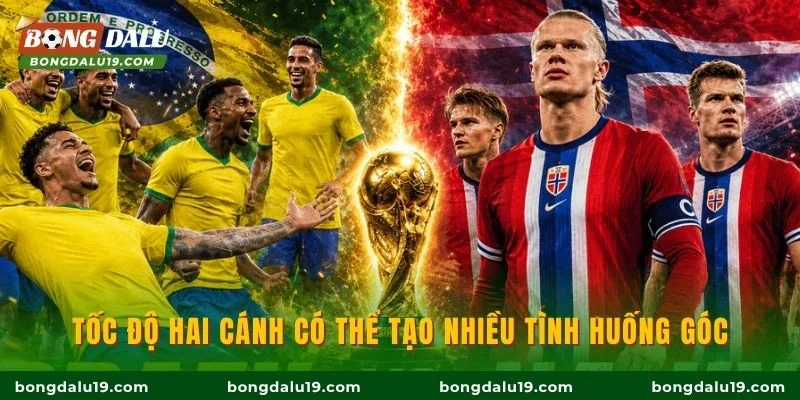 Tốc độ hai cánh có thể tạo nhiều tình huống góc